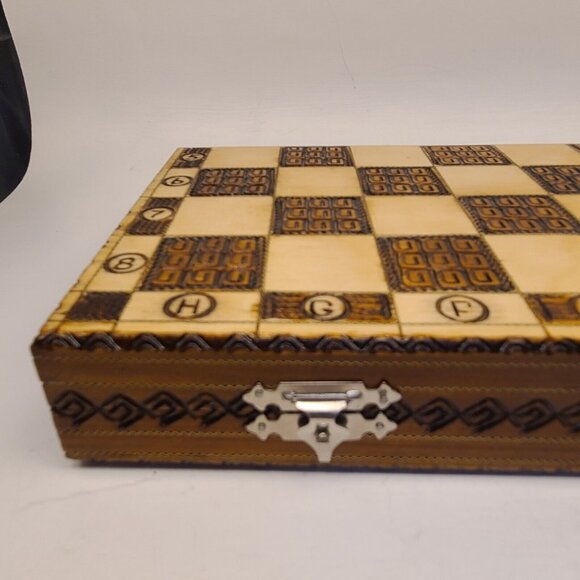 Vintage 1977 PTTK Nazwa Art Foto-Pam Chess Set - Picture 4 of 16